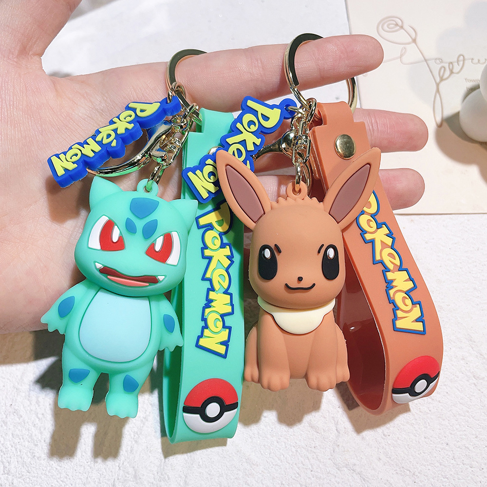 Animation Movie Video Game Pokemon Pikachu Keychain Keyring Netby