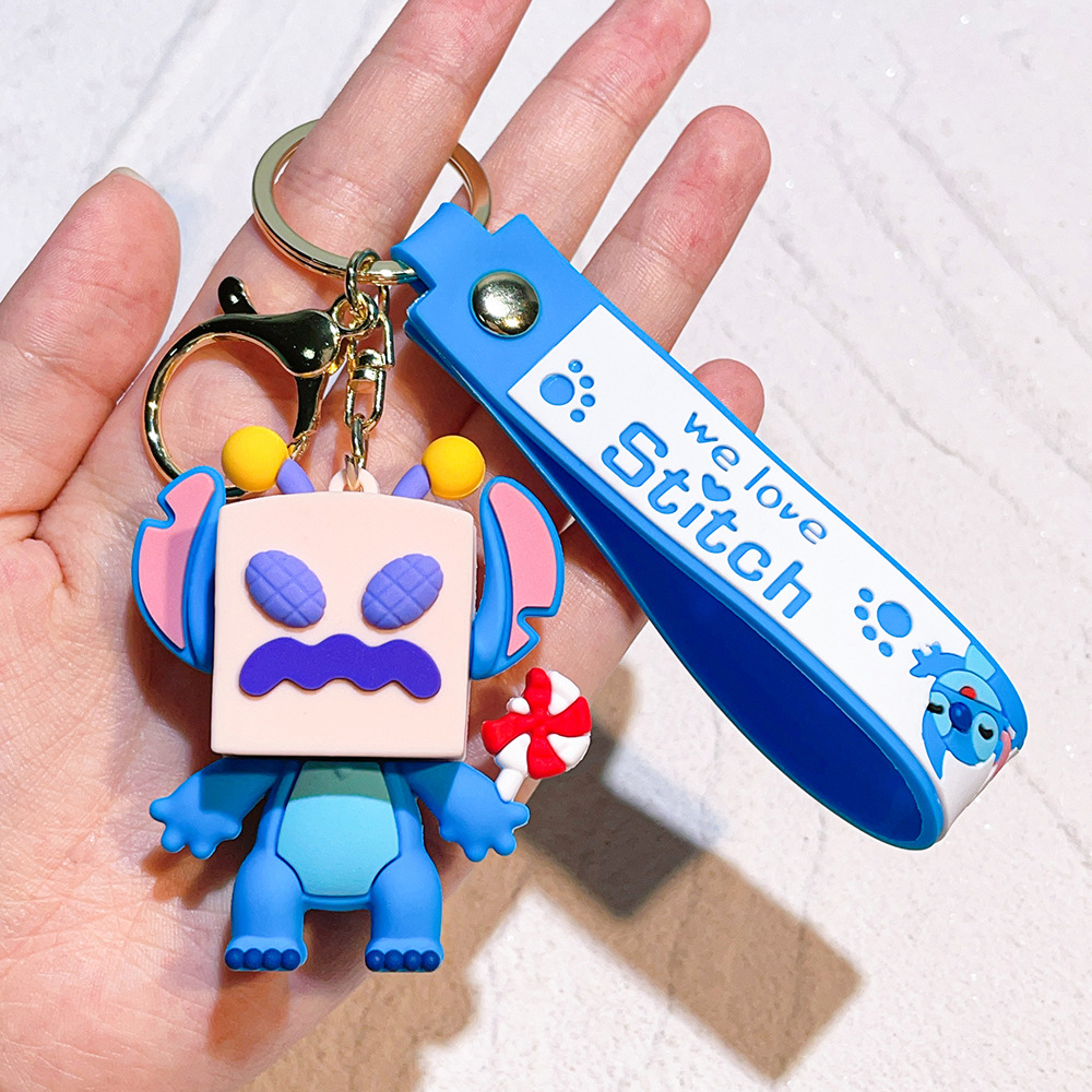 Animation Stitch Keychain Keyring Netby