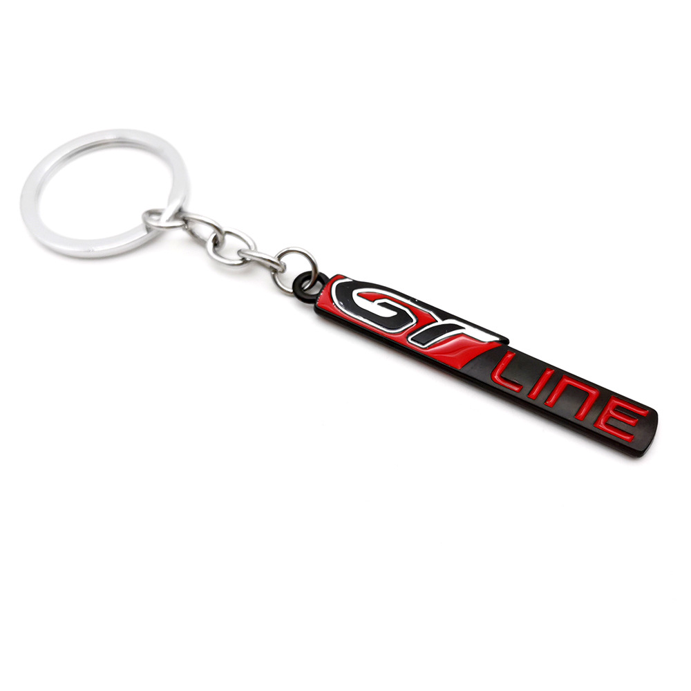Metal Peugeot GTLINE Car Keychain Keyring Keyfob Netby