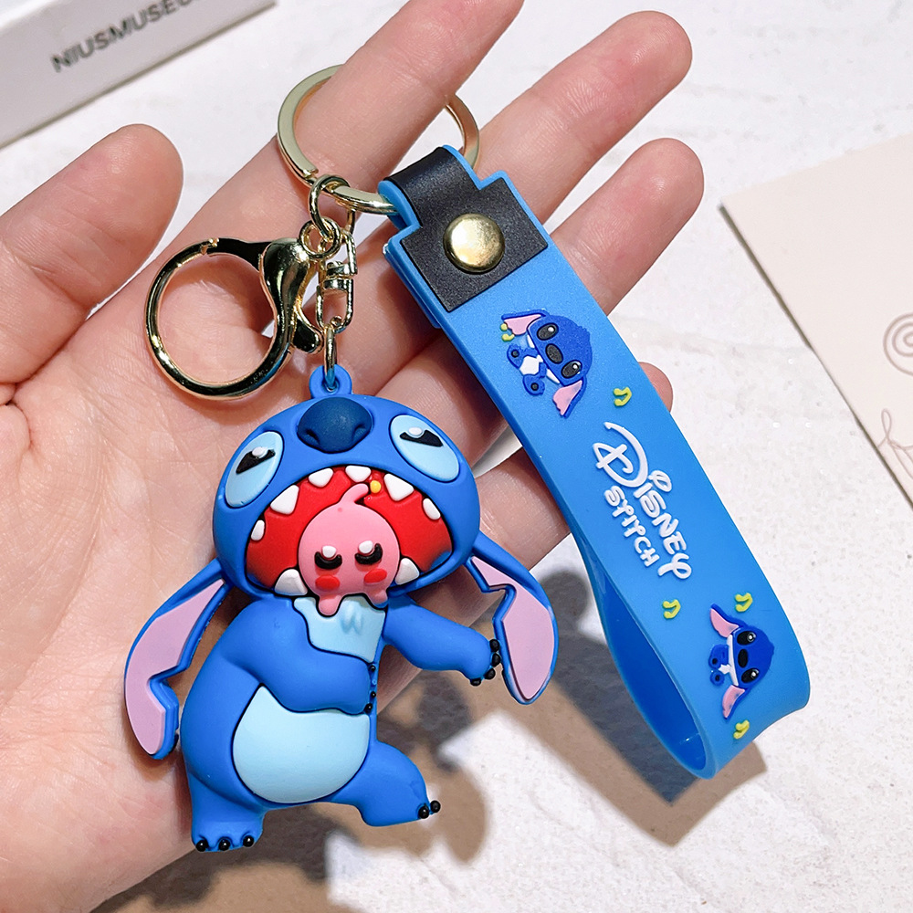 Rubber Stitch Animation Keychain Keyring Netby