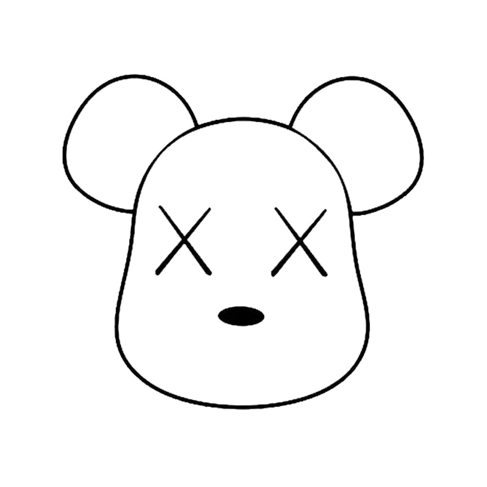 Reflective Violent Bear Car Sticker Netby