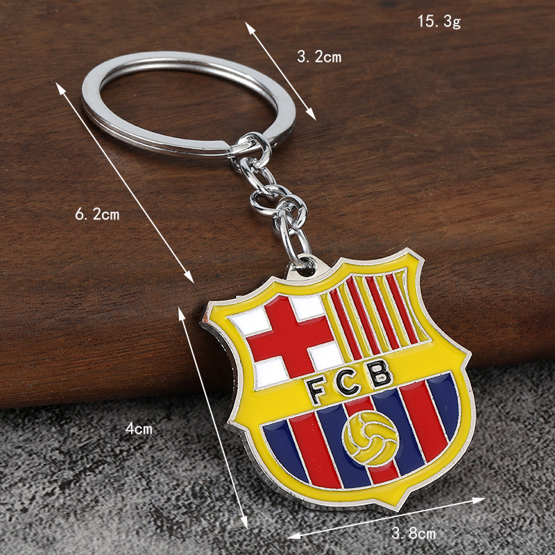 Barcelona Real Madrid Liverpool Arsenal Chelse Manchester City Soccer Football Keychain Keyring Sports Game Netby