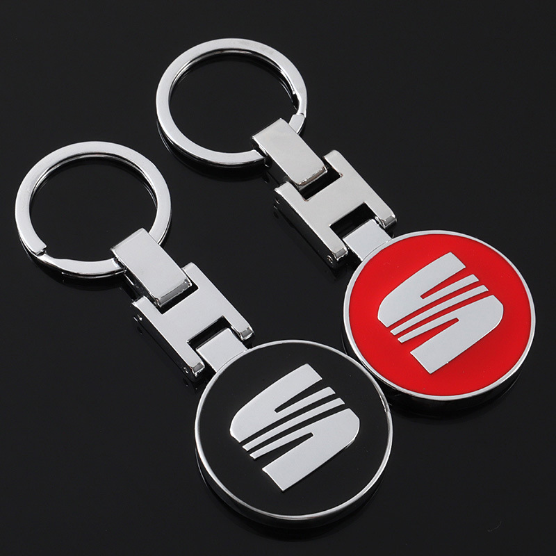 Metal H Buckle Car Logo Keychain Keyring Keyfob for SEAT Netby