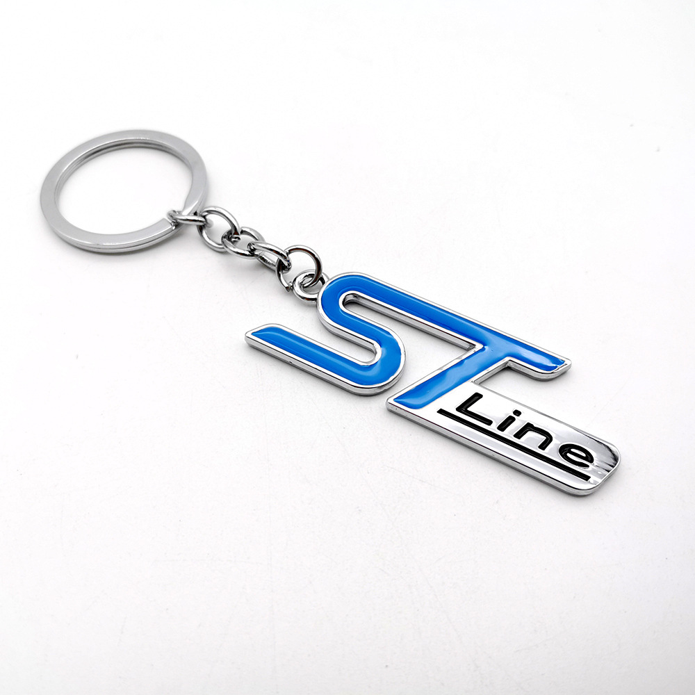 ST Line Metal Car Keyring Keychain Keyfob Ford Mondeo Netby