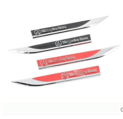 Metal Knife Blade Shape Car Fender Side Emblem Badge Netby