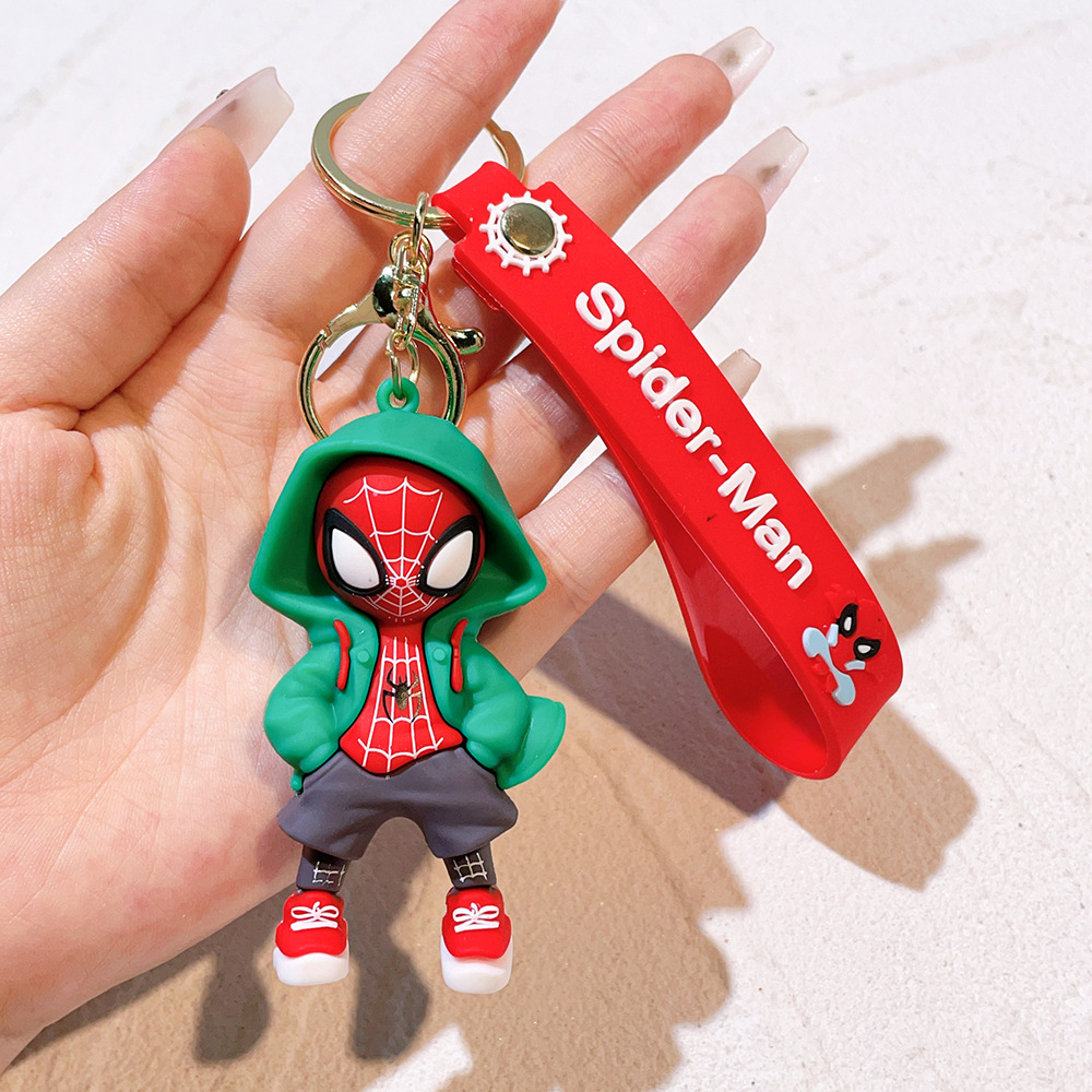 Hoodie Movie Avengers Spiderman Keychain Keyring Netby