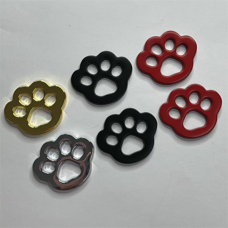 Metal Dog Paw Car Sticker Netby