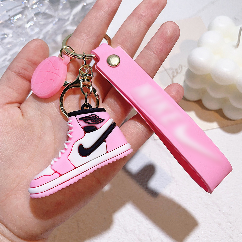 PVC Sports Game Nike AJ Shoe Keychain Keyring Netby