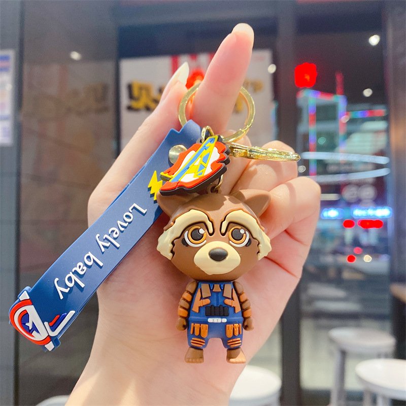 Movie Avengers Guardians of the Galaxy Keychain  Keyring Netby