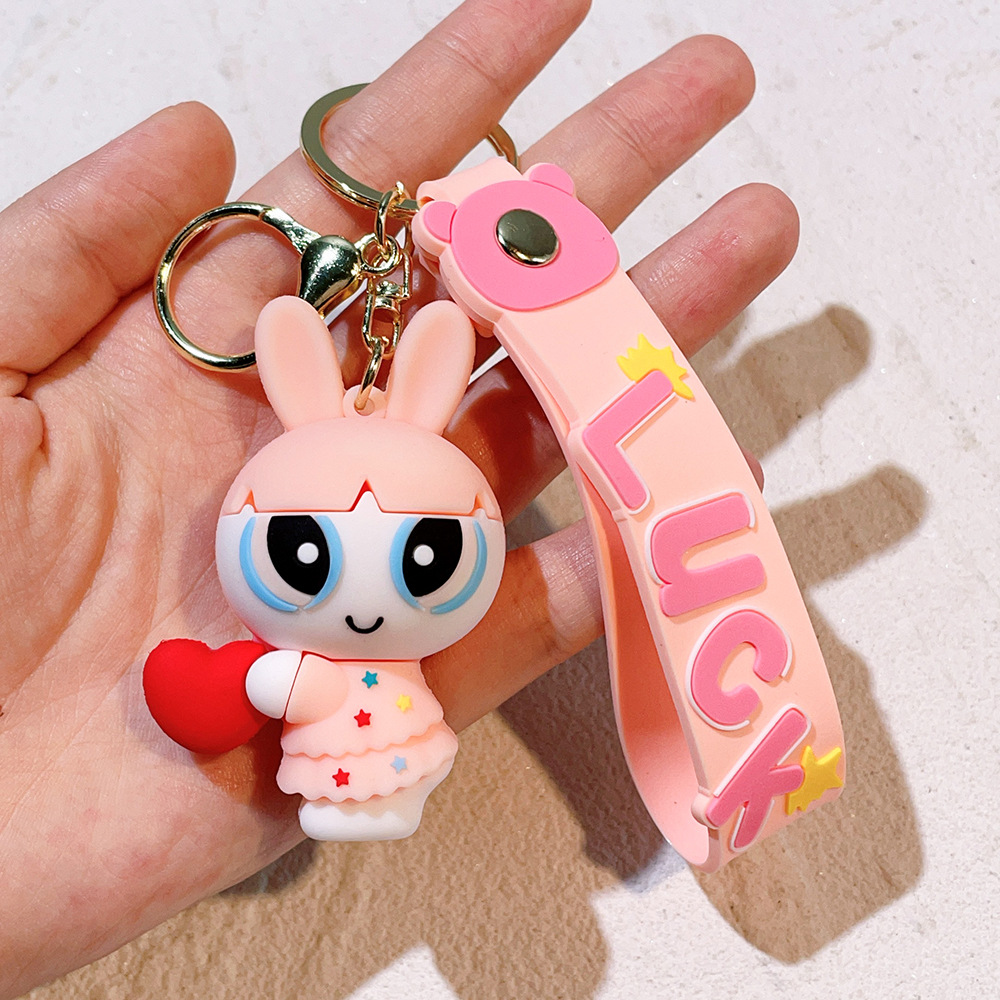 Animation The Powerpuff Girls Keychain Keyring Netby