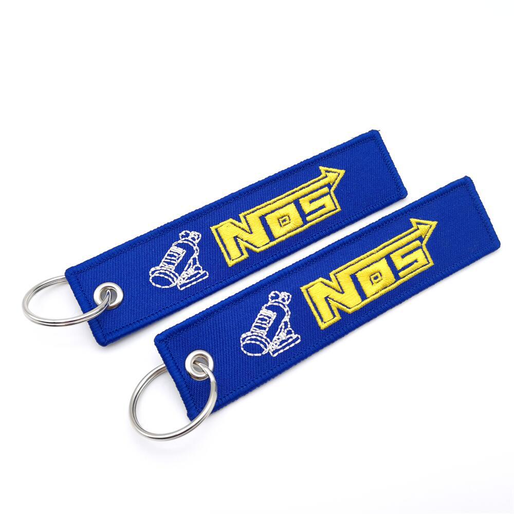 NOS Eagle Buckle Cloth Car Keychain Keyring Keyfob Wrist Strap Netby