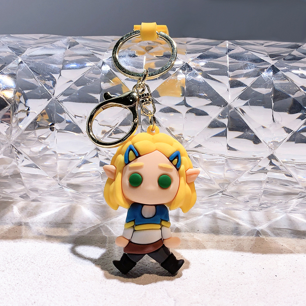 Video Game Legend of Zelda Breath of the Wild Owl Shield Keychain Keyring