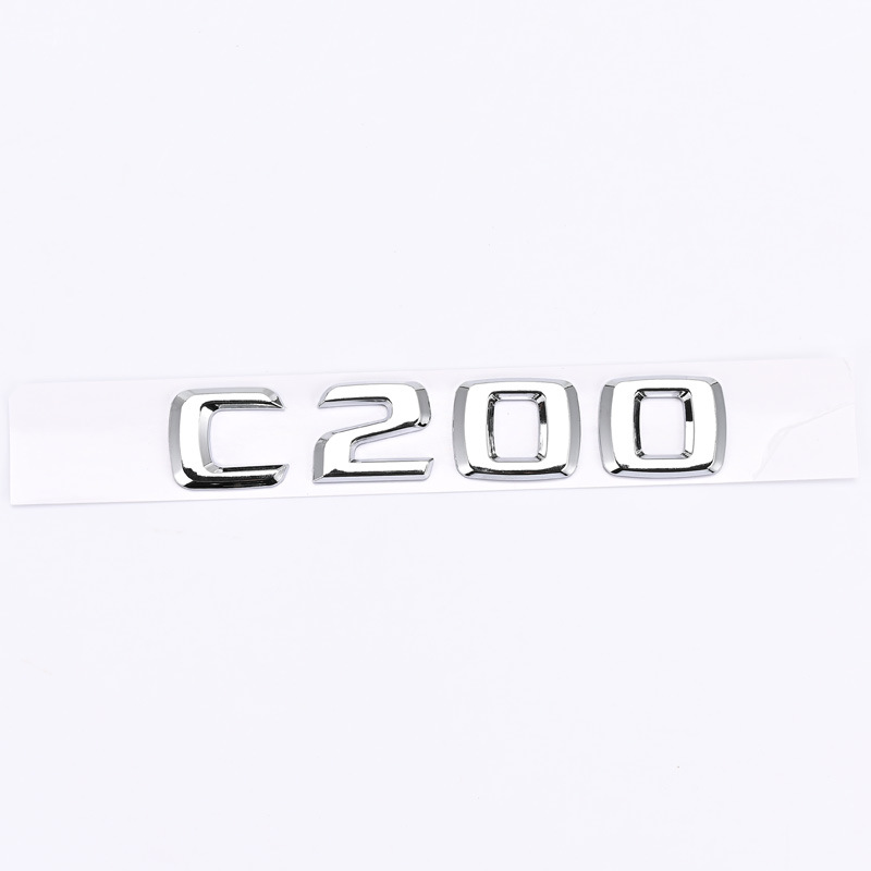 ABS Plastic Car Sticker for Mercedes Benz logo C180 C200 C230 C260 C280 C300 Netby