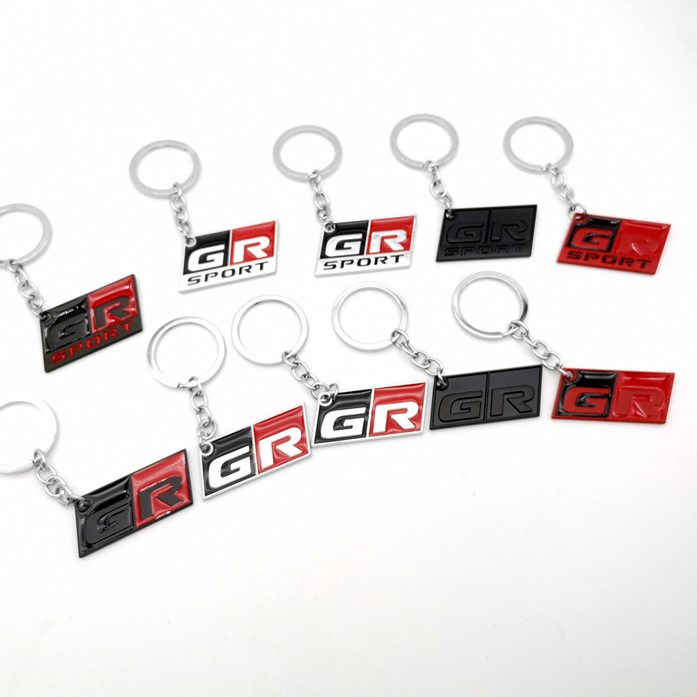 Metal Toyota GR SPORT Car Keyring Keychain Keyfob Netby