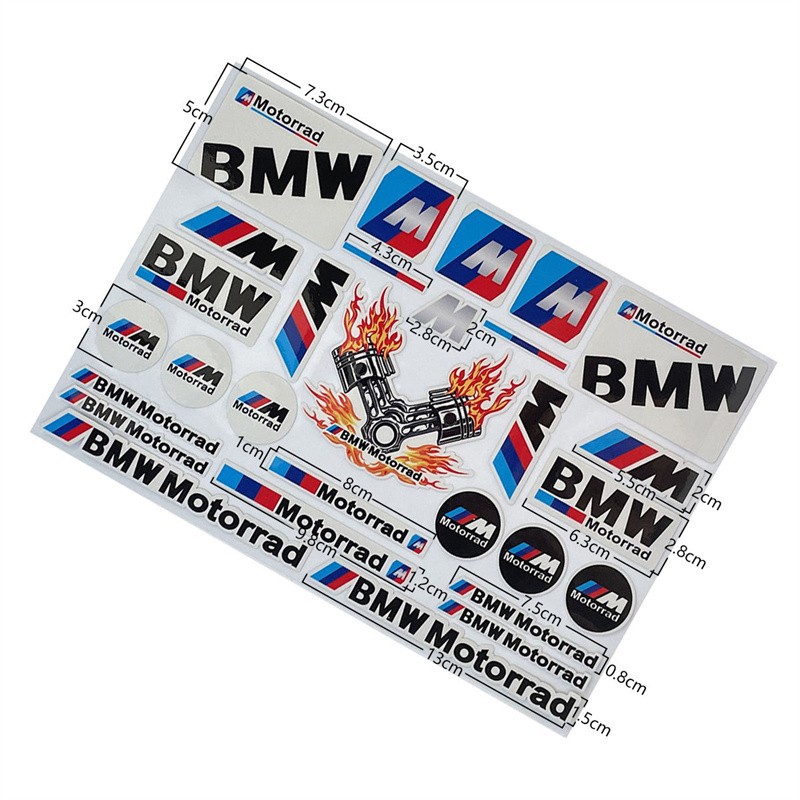 Motorcycle Motorbike Anti Water Sticker for BMW M Power Motorrad GS Netby