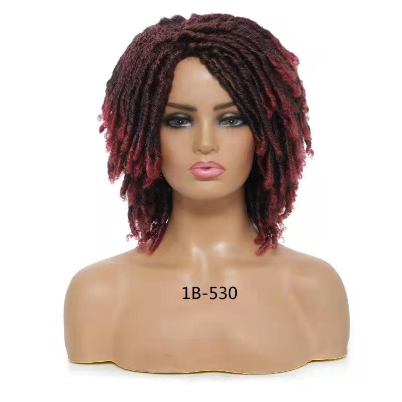 6 inches Short Synthetic Fiber Dreadlock Wig Netby