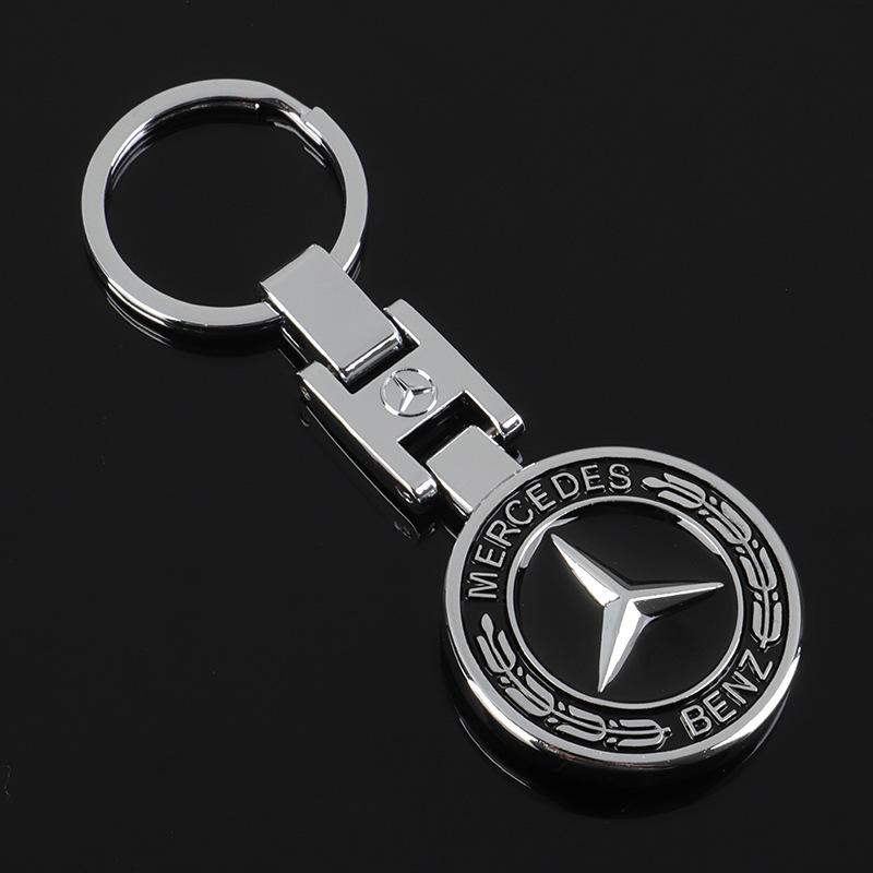 H Buckle Metal Car Logo Keychain Keyring Keyfob for Mercedes Benz Netby
