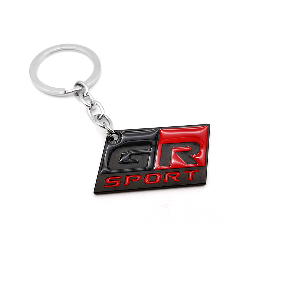 Metal Toyota GR SPORT Car Keyring Keychain Keyfob Netby
