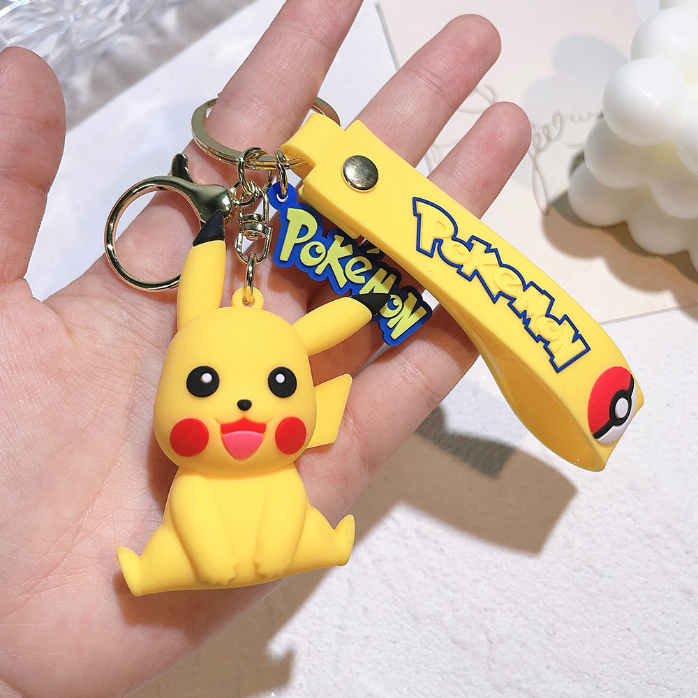 Animation Movie Video Game Pokemon Pikachu Keychain Keyring Netby