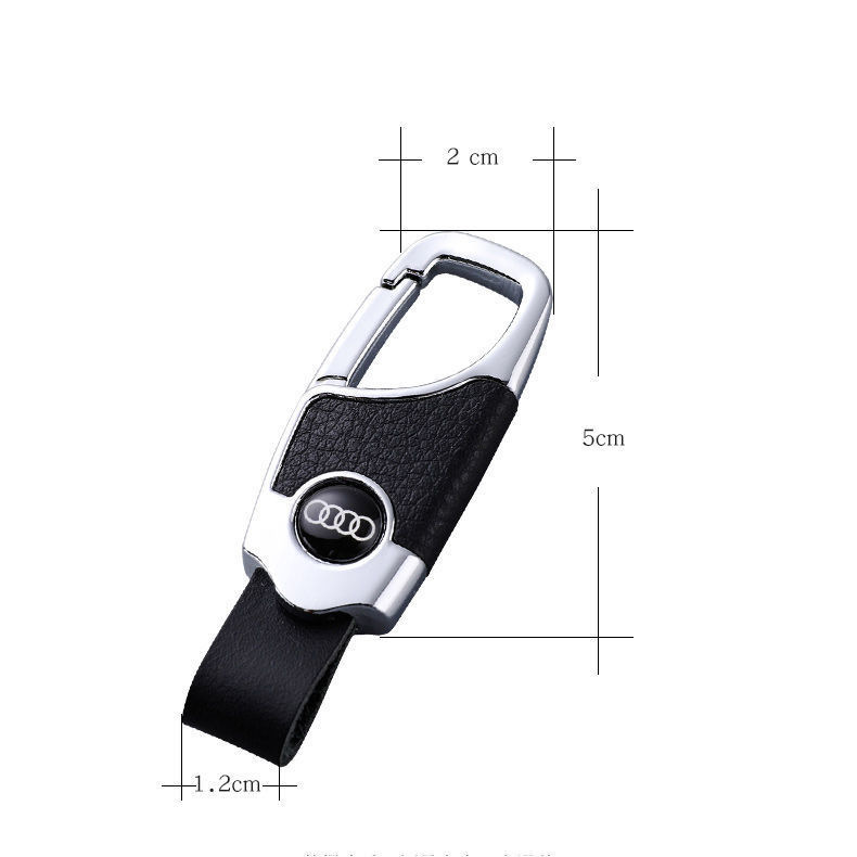 Leather Belt Car Logo Keychain Keyring for BMW AUDI BENZ VOLKSWAGEN SKODA FORD HONDA Netby
