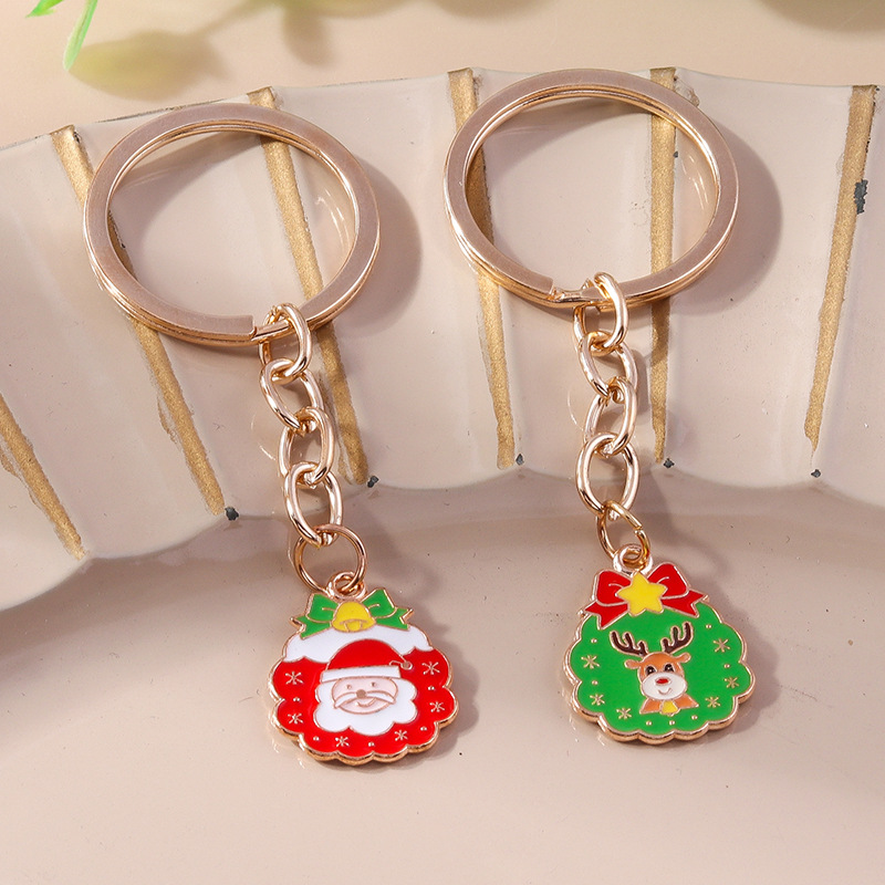 Deer Festival Christmas Keychain Keyring Netby