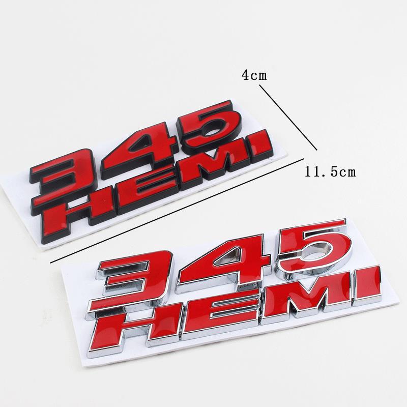Car Emblem Badge for Dodge RAM 345 HEMI Netby