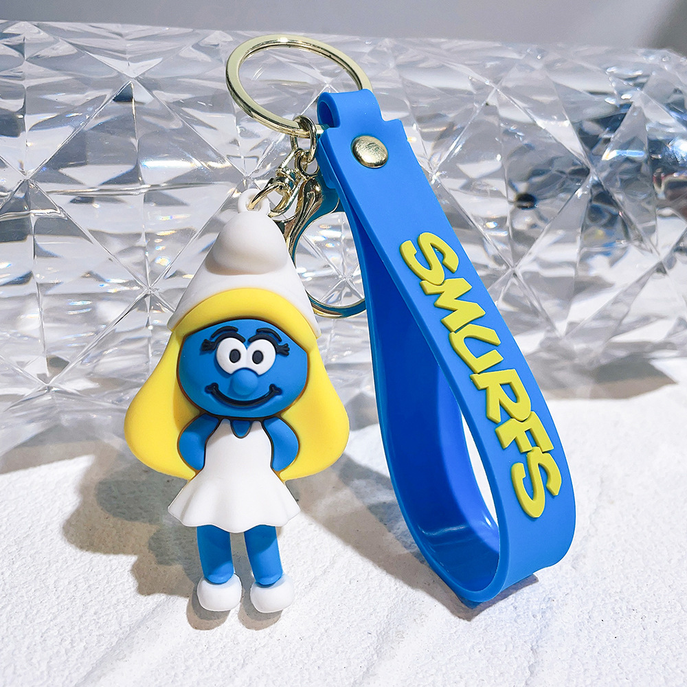 Animation The Smurfs Keychain Keyring Netby