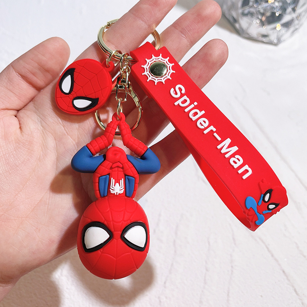 Movie Avengers Spiderman Keychain Keyring Netby