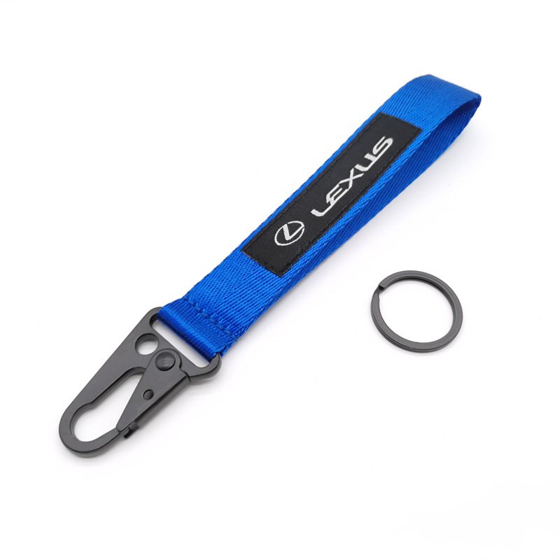 Car Logo Emblem Wrist Strap Keychain Keyring Keyfob for Honda Toyota Nissan Mitsubishi Netby