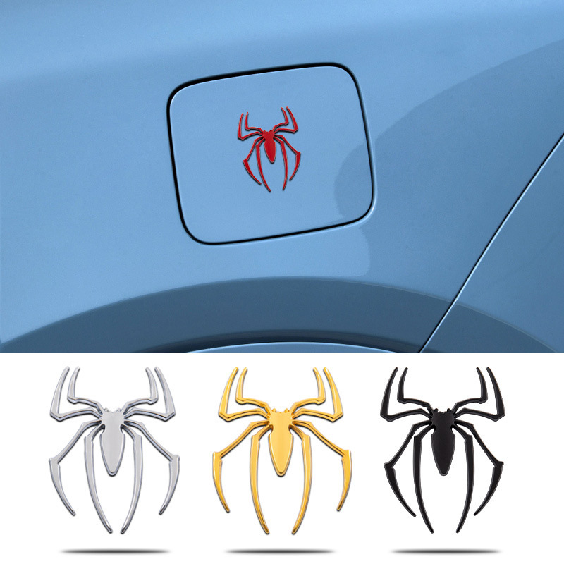 Metal Spider Car Sticker Netby