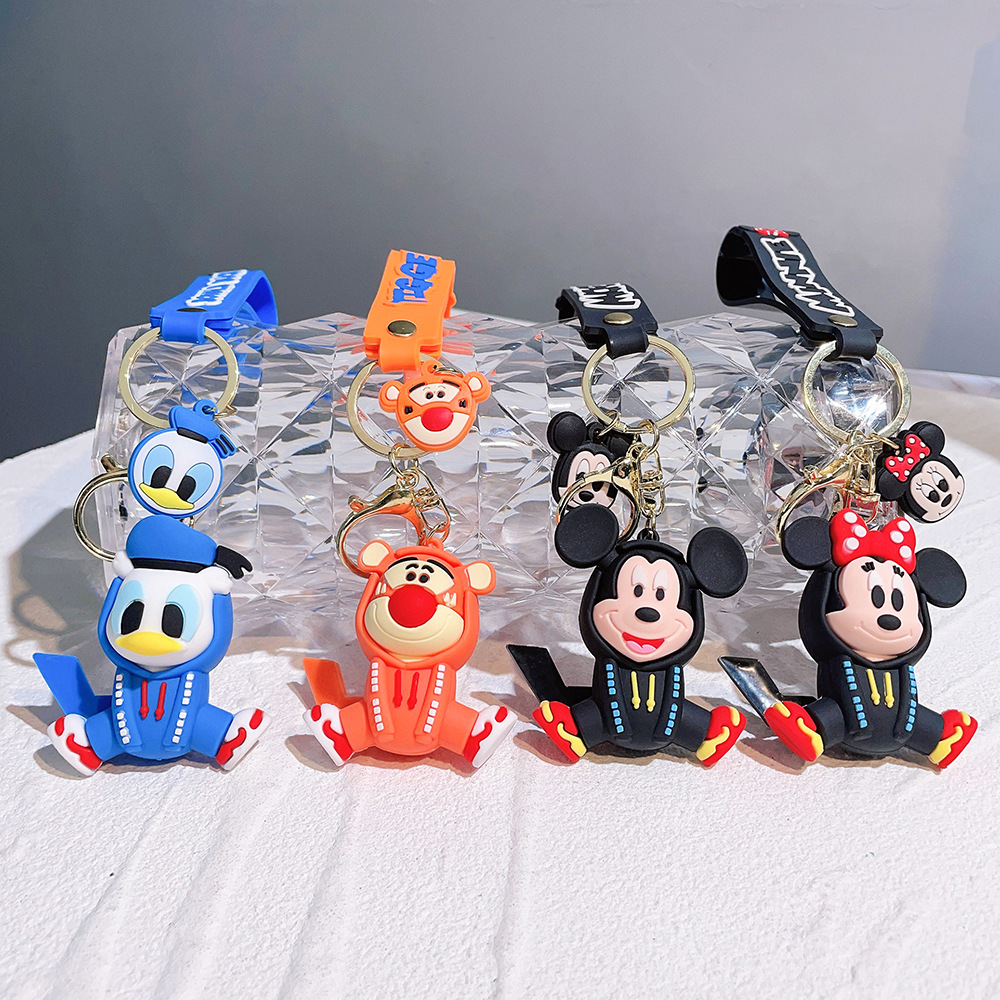 Animation Mickey Mouse Minnie Keychain Keyring Netby