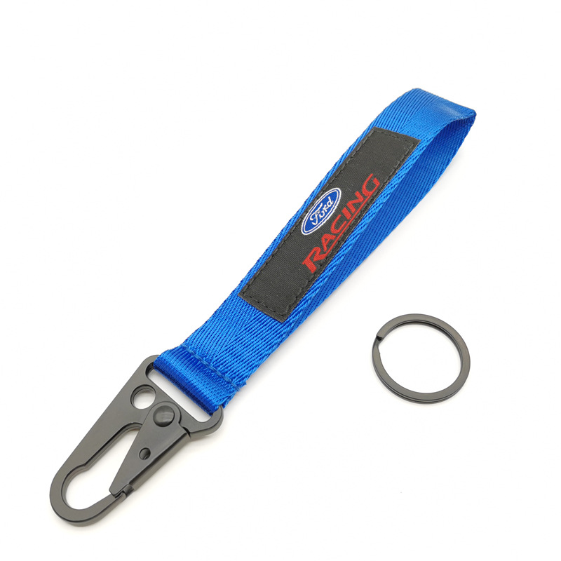 Eagle Buckle Wrist Strap Car Keychain Keyring Keyfob for Jeep Dodge Chevrolet GMC TESLA Ford Mustang Cadillac Nissan Netby