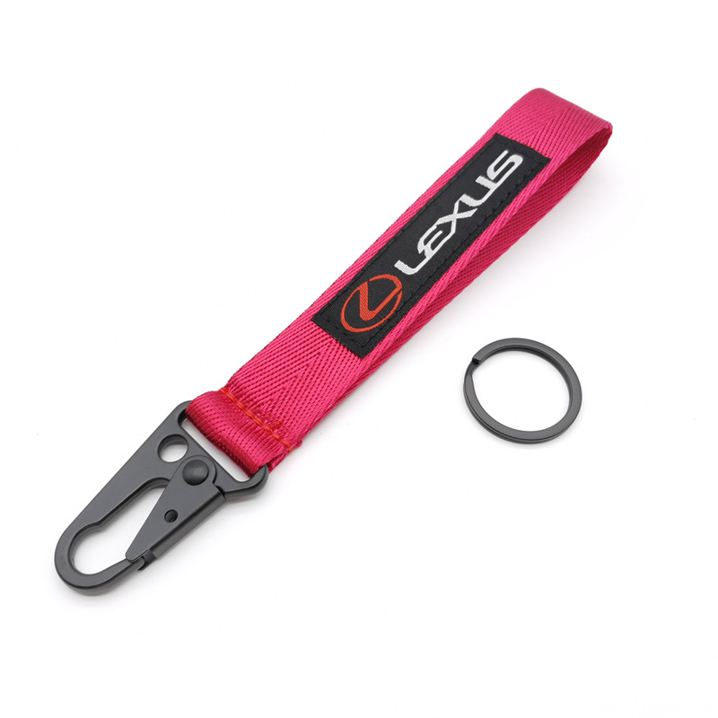 Car Logo Emblem Wrist Strap Keychain Keyring Keyfob for Honda Toyota Nissan Mitsubishi Netby