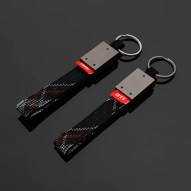 Kintting Car Logo Keychain Keyring Keyfob for Audi VW Volkswagen GTI Netby