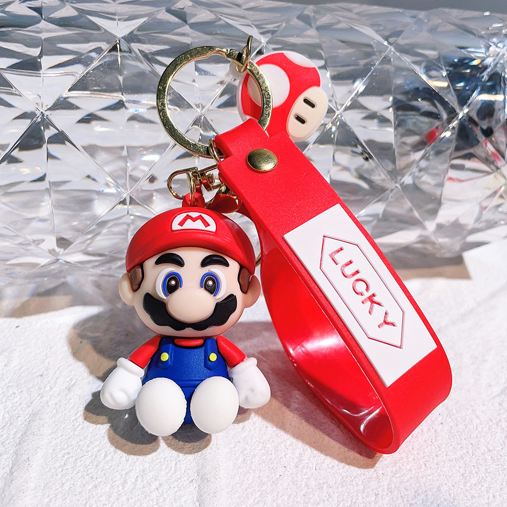 Video Game Super Mario Keychain Keyring Netby