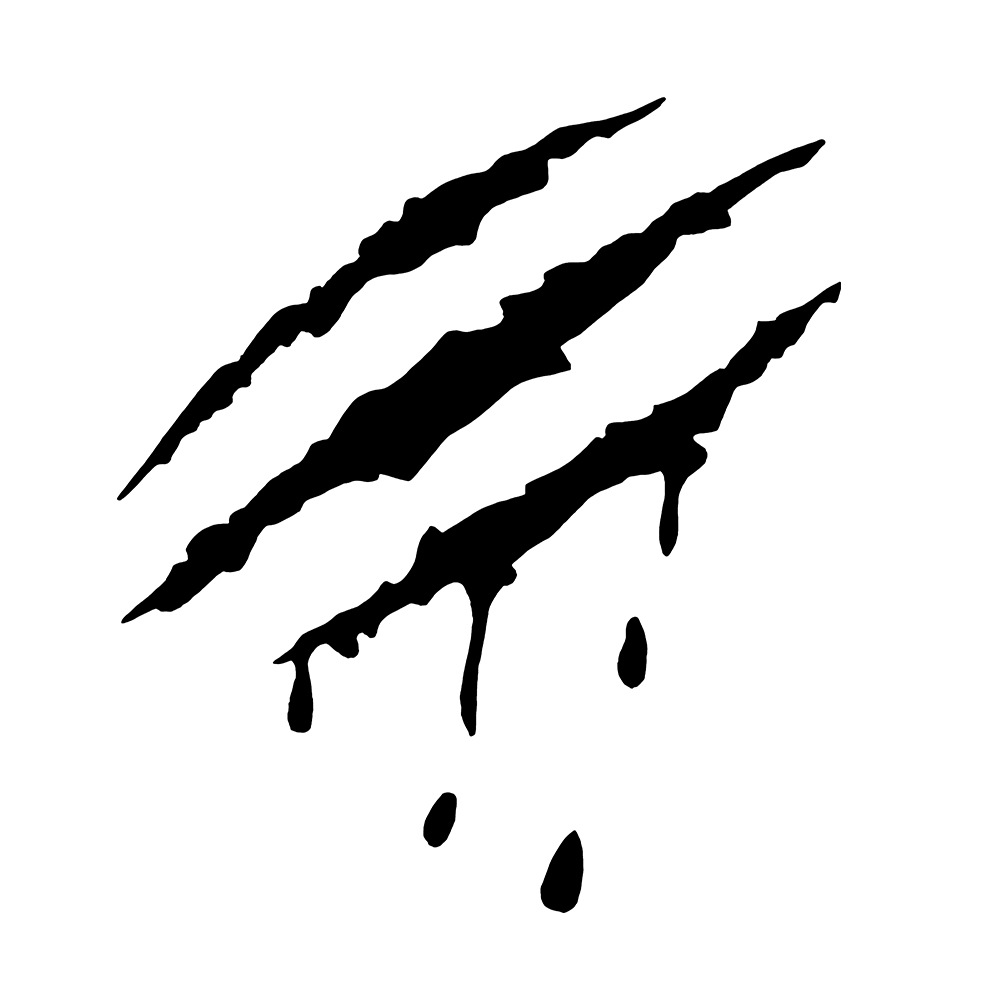 Reflective Claw Car Sticker Netby