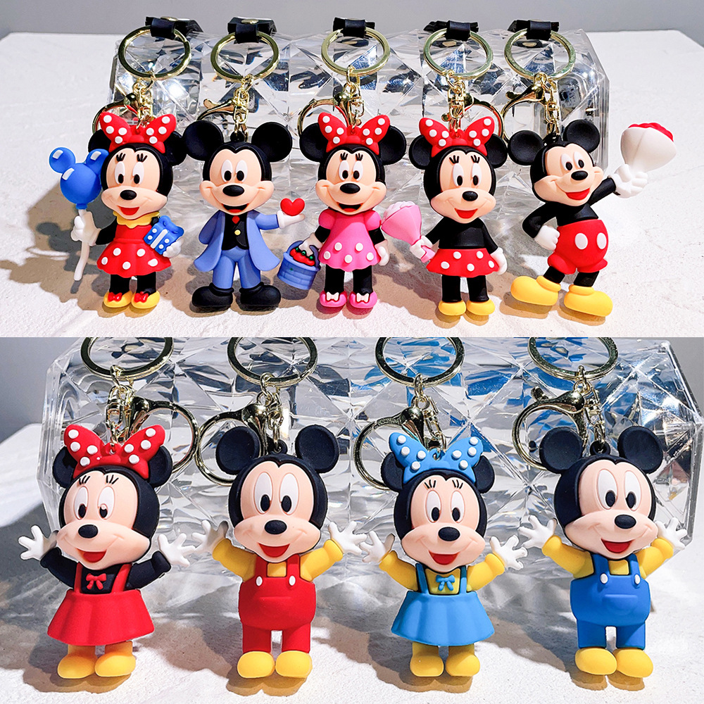 Animation Mickey Mouse Minnie Keychain Keyring Netby