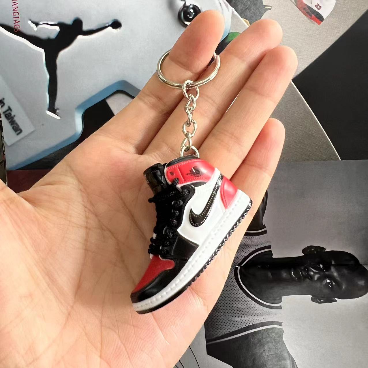 ABS Nike Air AJ Shoe Model Keychain Keyring Sports Game Netby