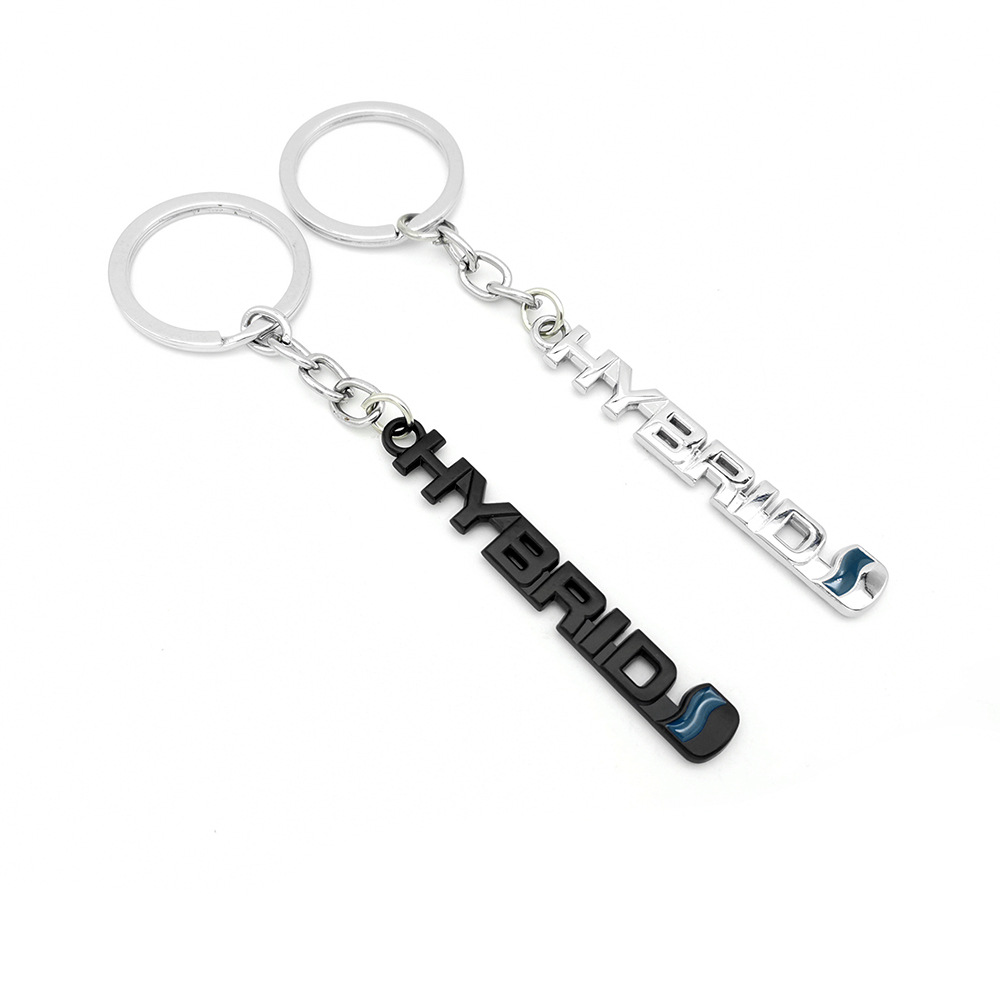 Metal Toyota HYBRID Car Keychain Keyring Keyfob Netby