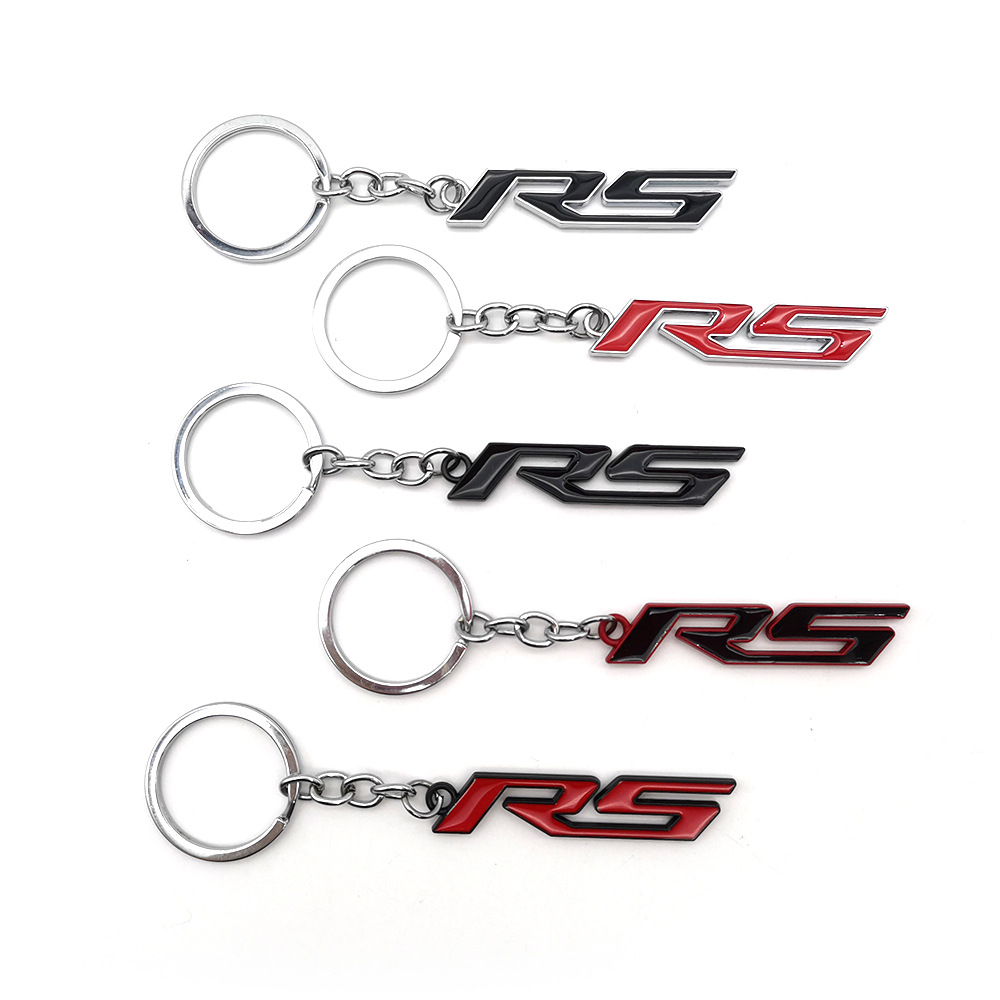 RS Metal Car Keychain Keyring Keyfob for Ford Focus Fiesta Netby