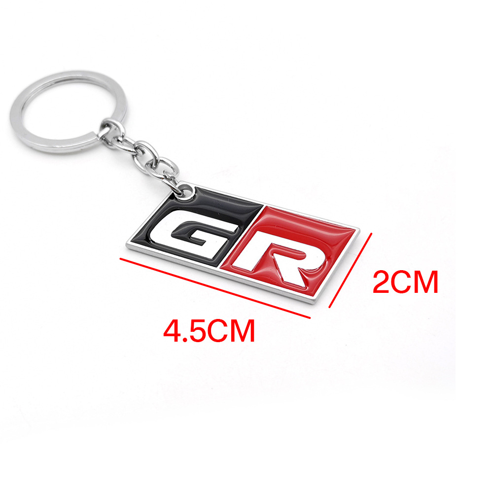 Metal Toyota GR SPORT Car Keyring Keychain Keyfob Netby