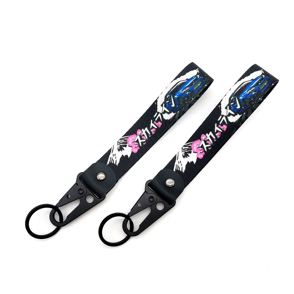 Motorbike Keyring Keychain Keyfob Eagle Buckle Wrist Strap Netby