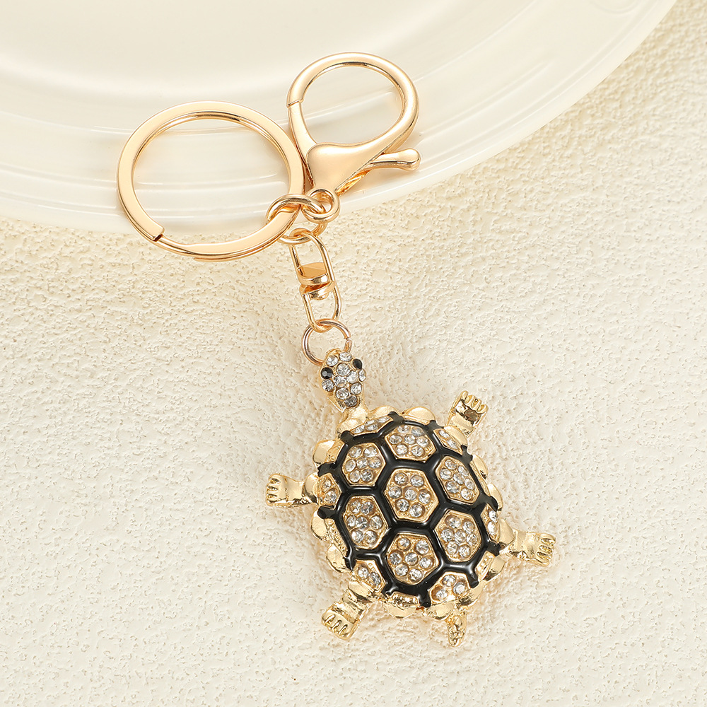 Rhinestone Turtle Keychain Keyring Netby