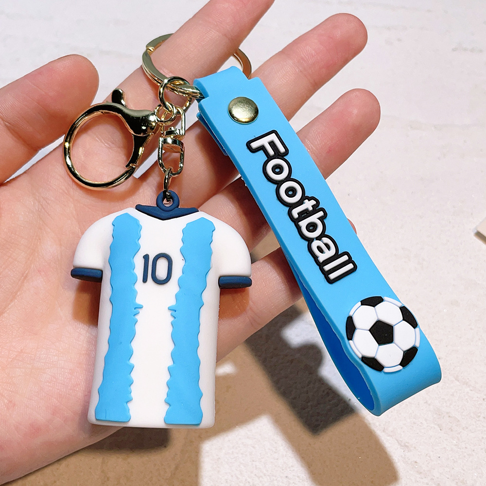 Sports Game Football C Ronaldo Messi Keychain Keyring Netby