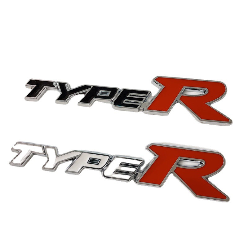 Metal TYPER TYPES Car Emblem Badge for Honda Netby