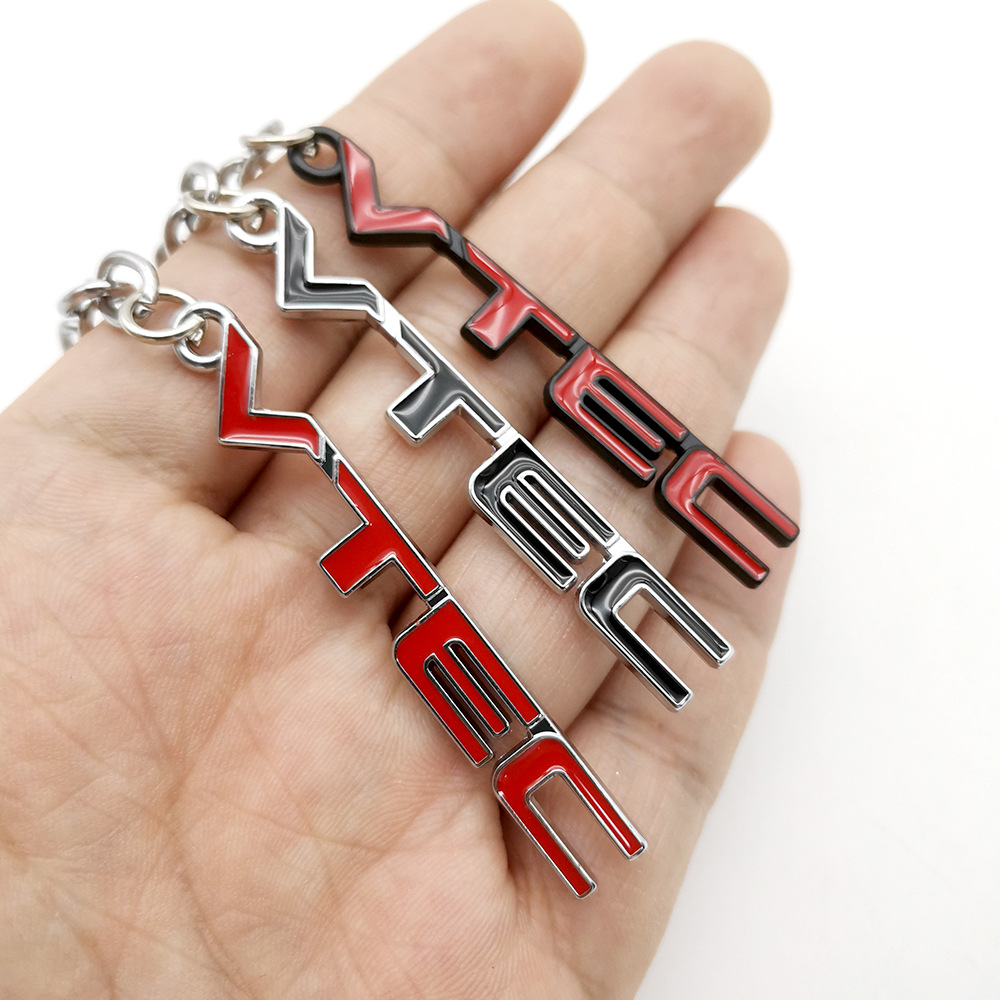 Metal Honda VTEC Car Keychain Keyring Keyfob Netby