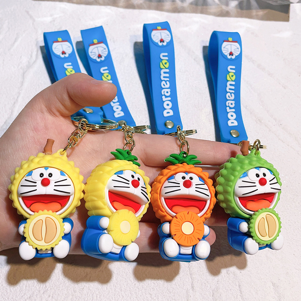 Animation Fruit Doraemon Keychain Keyring Netby