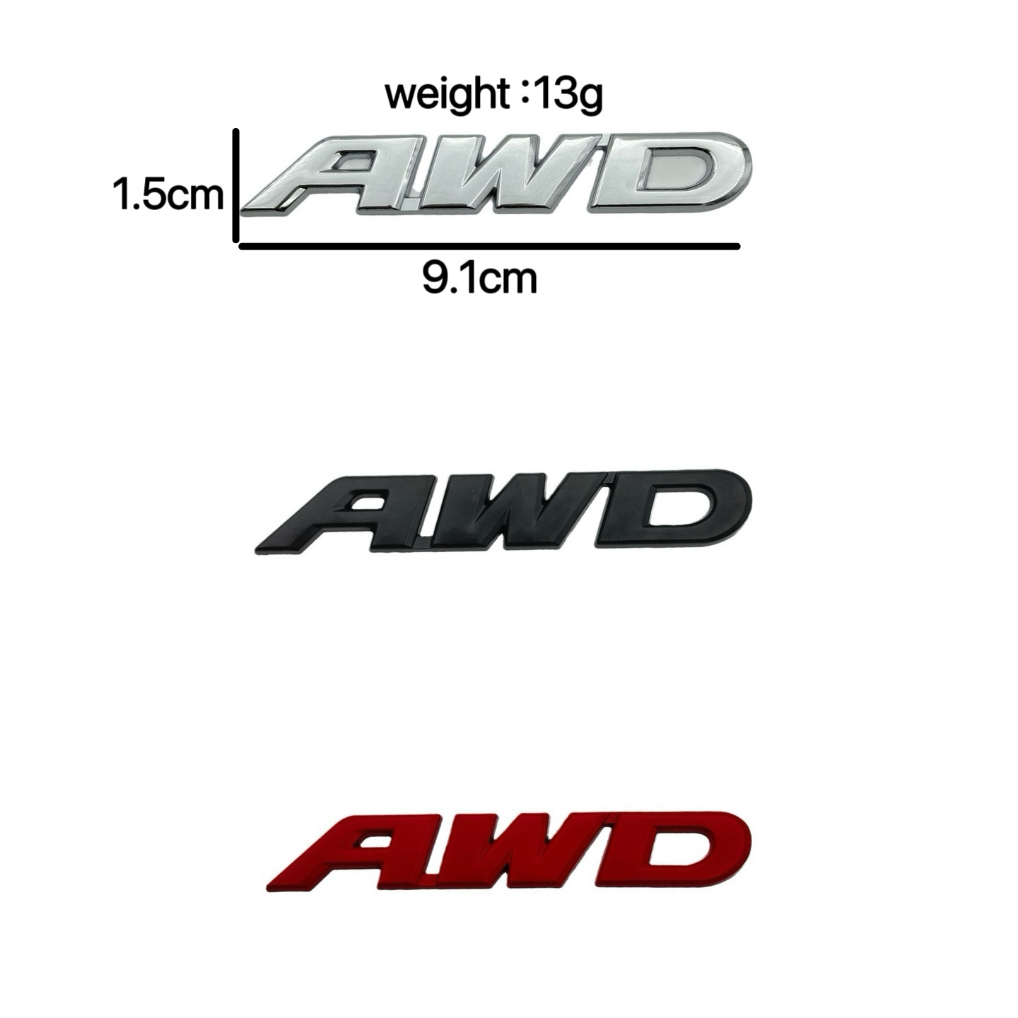 9.1cm AWD Car Sticker for HONDA Netby