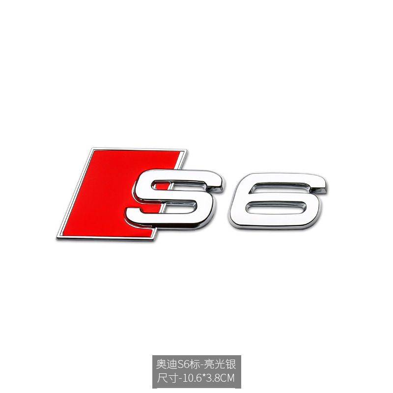 Car Badge Emblem for Audi RS3 RS4 RS5 RS6 RS7 S3 S4 S5 S6 S7 S8 Netby 