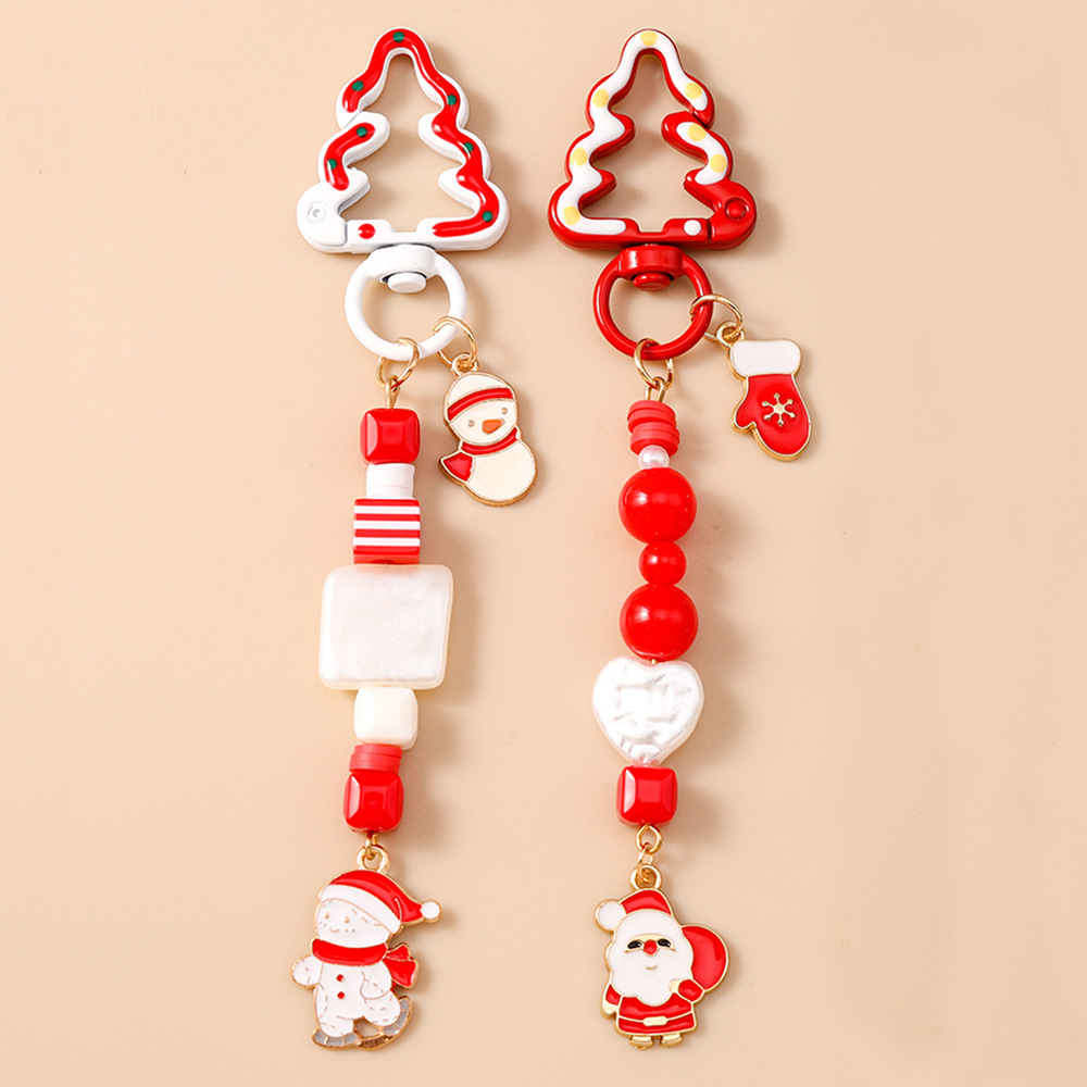 Snowman Festival Christmas Keychain Keyring Netby